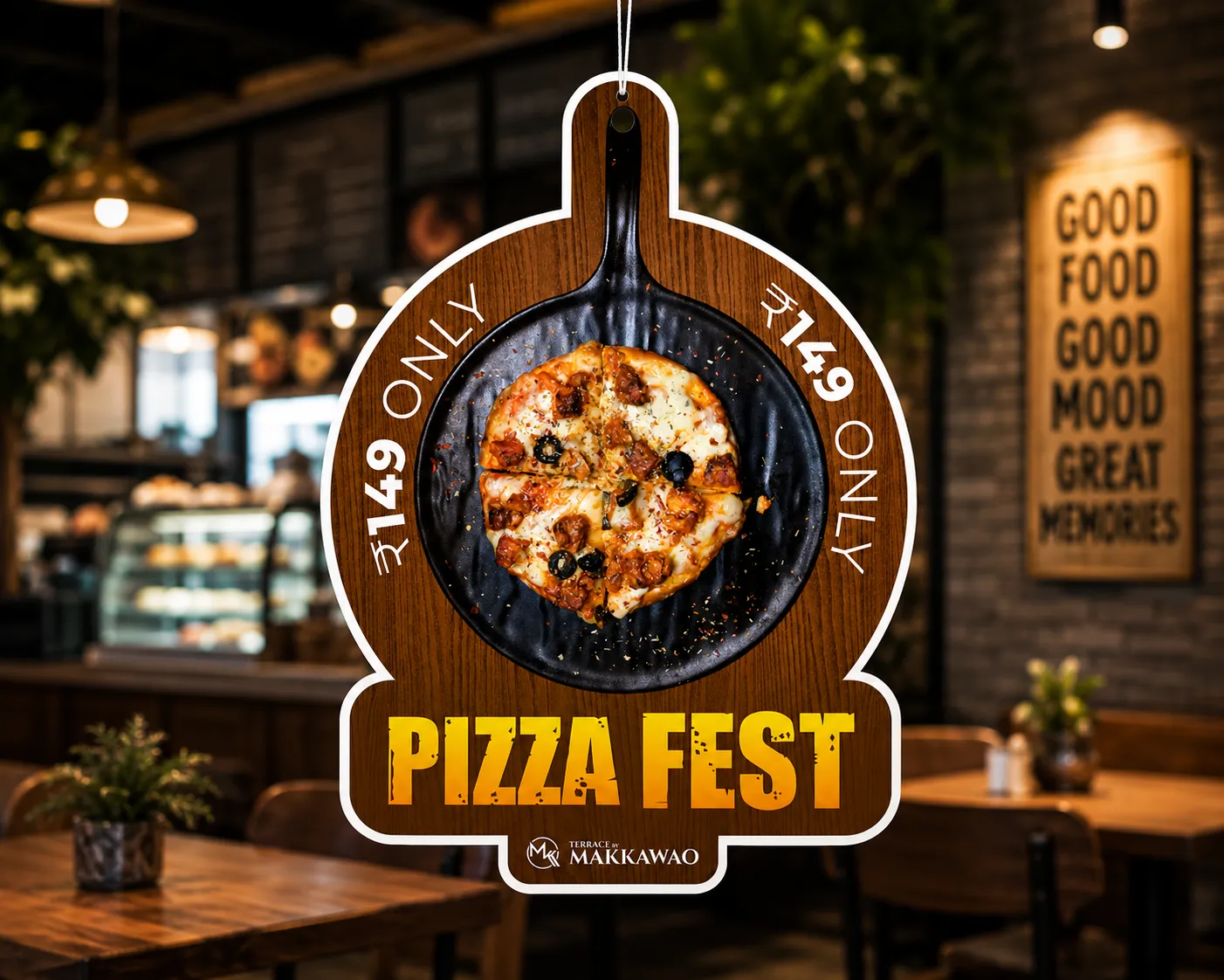 Terrace by Makkawao Pizza Fest Dangler