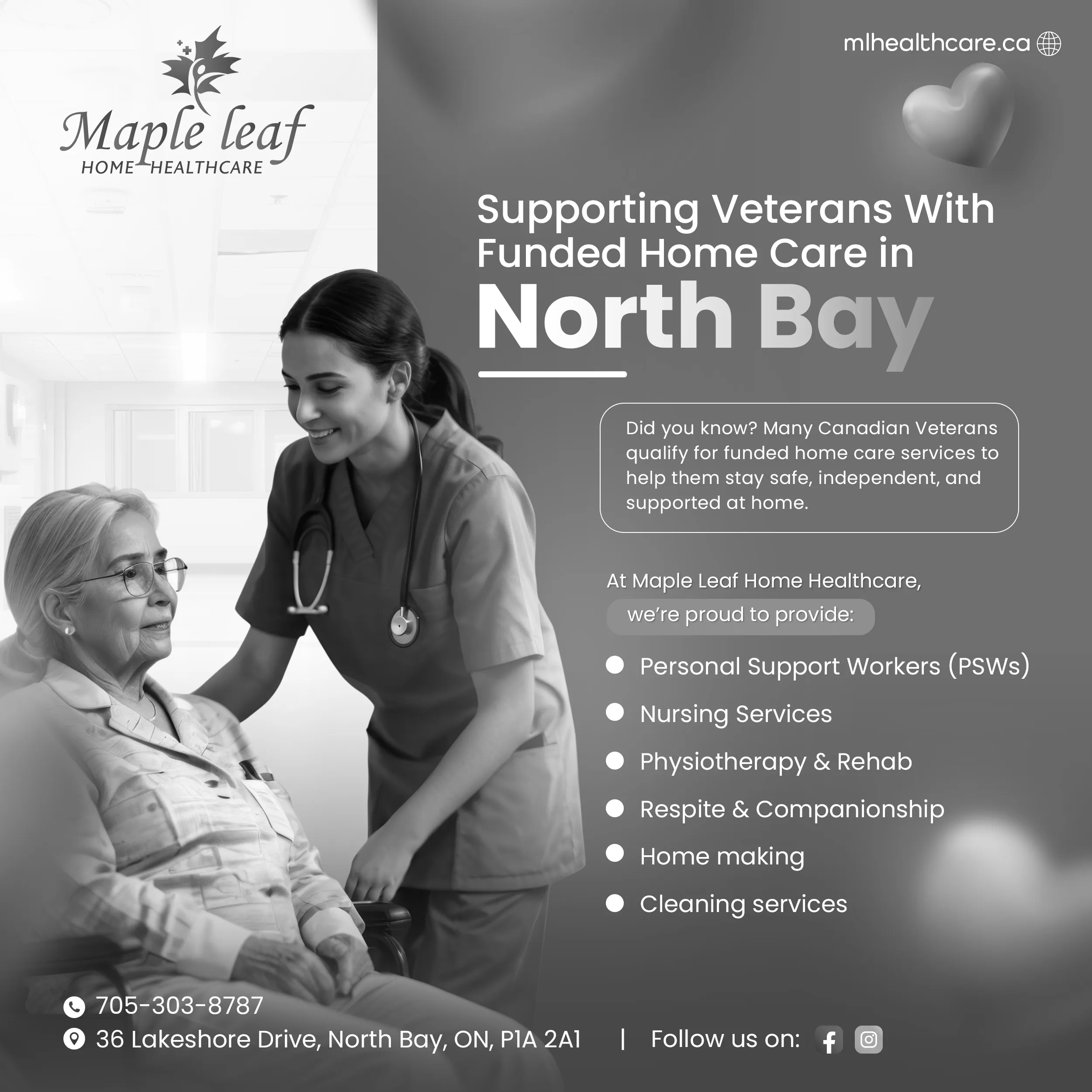 Maple Leaf Home Healthcare Creative