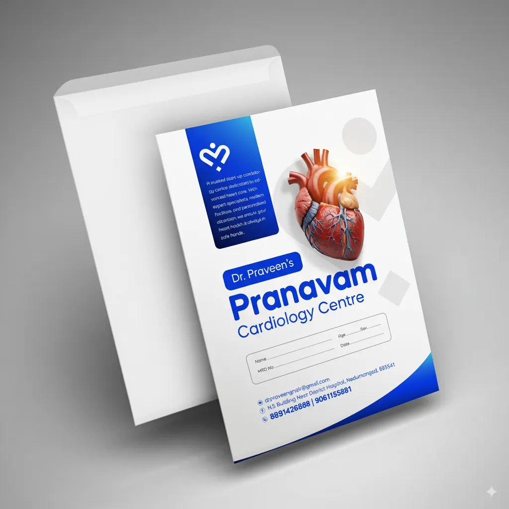 Pranavam Cardiology Prescription Folder
