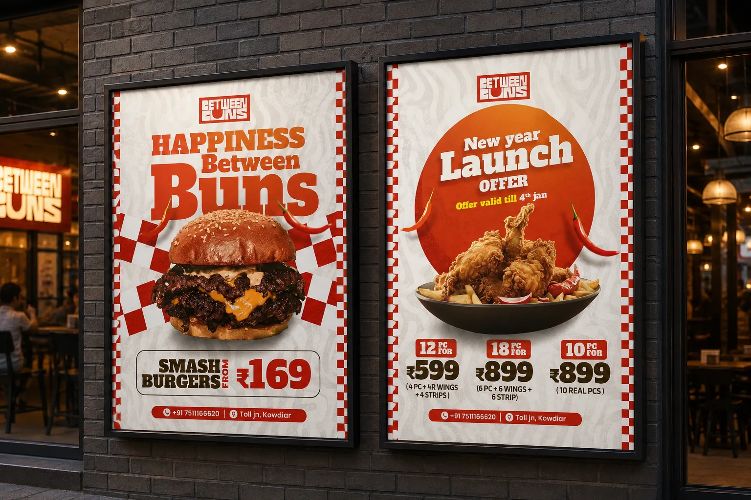 Between Buns Poster Series
